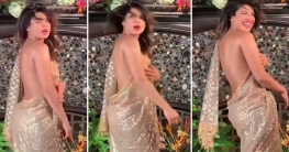 ব্লাউজ ছাড়া শাড়ি পরে ট্রলের শিকার প্রিয়াঙ্কা