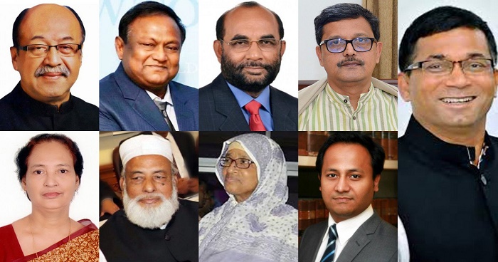 শিল্পমন্ত্রী অ্যাডভোকেট নূরুল মজিদ মাহমুদ হুমায়ুন, বাণিজ্যমন্ত্রী টিপু মুনশি, গণপূর্তমন্ত্রী অ্যাডভোকেট শ ম রেজাউল করিম, নৌপরিবহন প্রতিমন্ত্রী খালিদ মাহমুদ চৌধুরী, মহিলা ও শিশুবিষয়ক প্রতিমন্ত্রী ফজিলাতুন নেসা ইন্দিরা, ধর্ম প্রতিমন্ত্রী অ্যাডভোকেট শেখ মোহা শিল্পমন্ত্রী অ্যাডভোকেট নূরুল মজিদ মাহমুদ হুমায়ুন, বাণিজ্যমন্ত্রী টিপু মুনশি, গণপূর্তমন্ত্রী অ্যাডভোকেট শ ম রেজাউল করিম, নৌপরিবহন প্রতিমন্ত্রী খালিদ মাহমুদ চৌধুরী, মহিলা ও শিশুবিষয়ক প্রতিমন্ত্রী ফজিলাতুন নেসা ইন্দিরা, ধর্ম প্রতিমন্ত্রী অ্যাডভোকেট শেখ মোহা