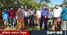 শাহবাজপুরে ভূমিহীনদের গৃহ নির্মাণের লক্ষ্যে খাস জমি পরিদর্শন