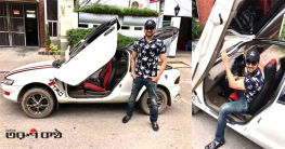 অমর নায়ক সালমান শাহ’র গাড়ীতে বসে আবেগে ভাসলেন সাইমন সাদিক