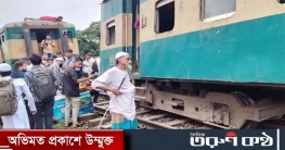 যমুনা এক্সপ্রেস ট্রেন বিমানবন্দর স্টেশন এলাকায় লাইনচ্যুত