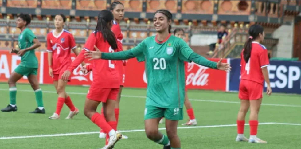 প্রীতির হ্যাটট্রিকে নেপালের বিপক্ষে সহজ জয় বাংলাদেশের