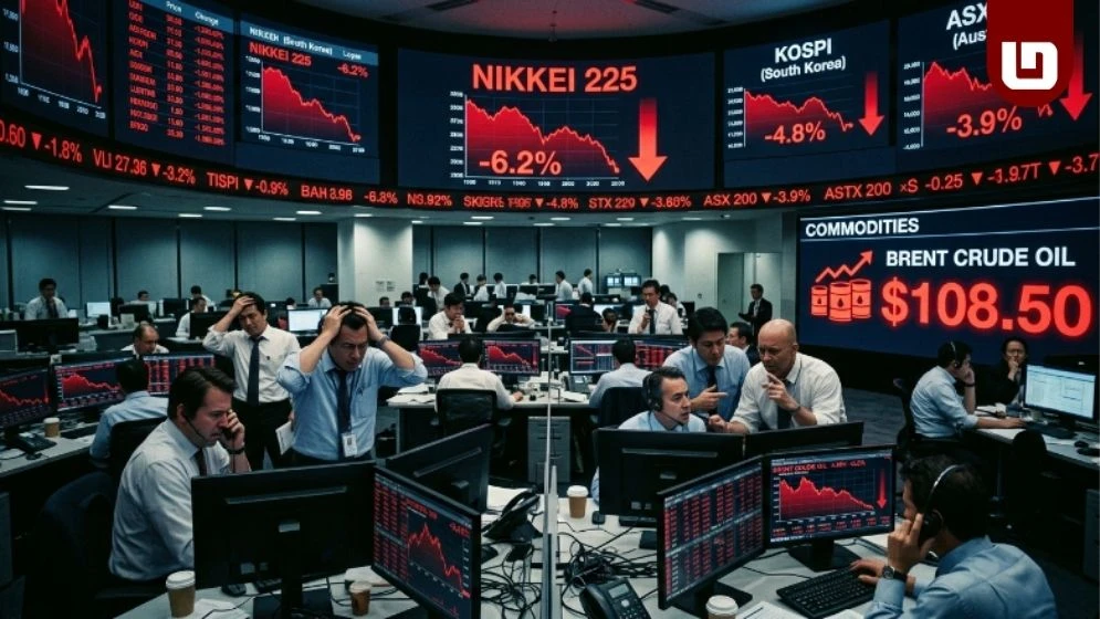 মধ্যপ্রাচ্যে যুদ্ধের প্রভাবে এশিয়ার শেয়ারবাজারে বড় পতন